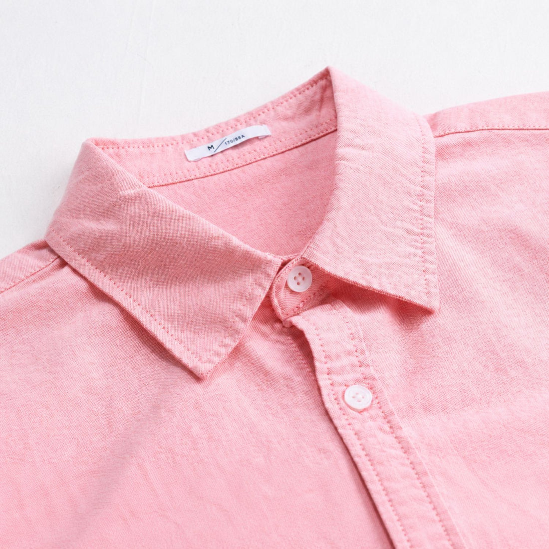 Men’s Pink Solid Casual Shirt