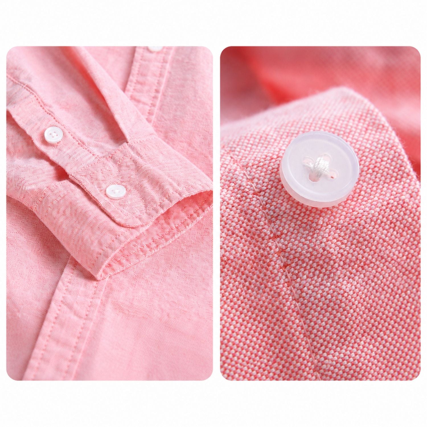 Pink Solid Casual Men's Shirt