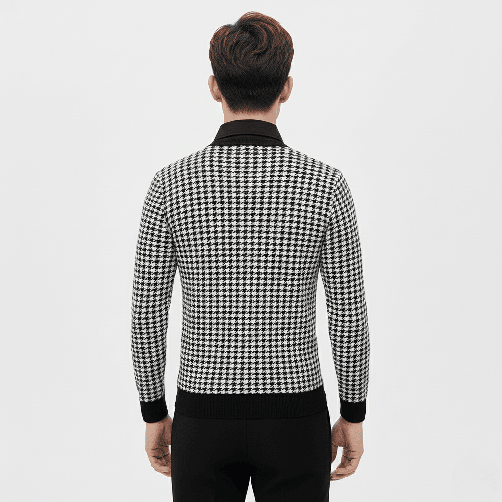 Black White Polo Shirt