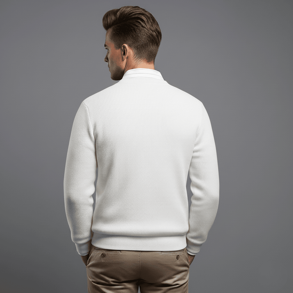 White V-Neck T-Shirt