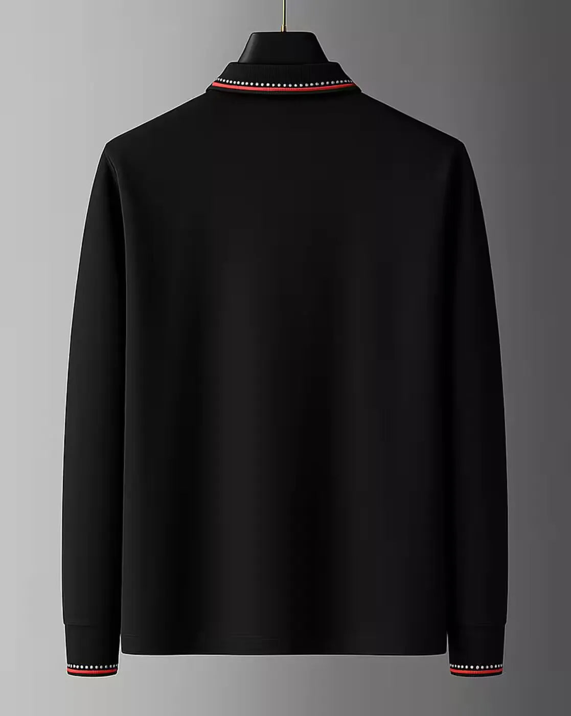 black fullsleeve polo tee