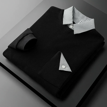 Buy Black Ribbed T-Shirt