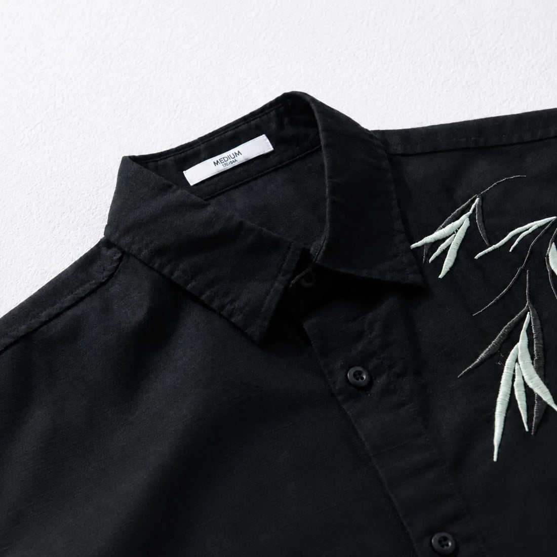black bamboo layered shirt