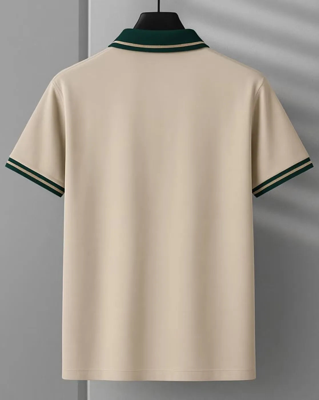 mens beige polo tshirt