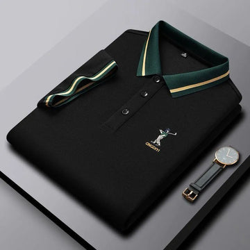 mens black polo tshirt