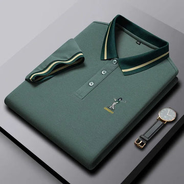 mens darkgreen polo