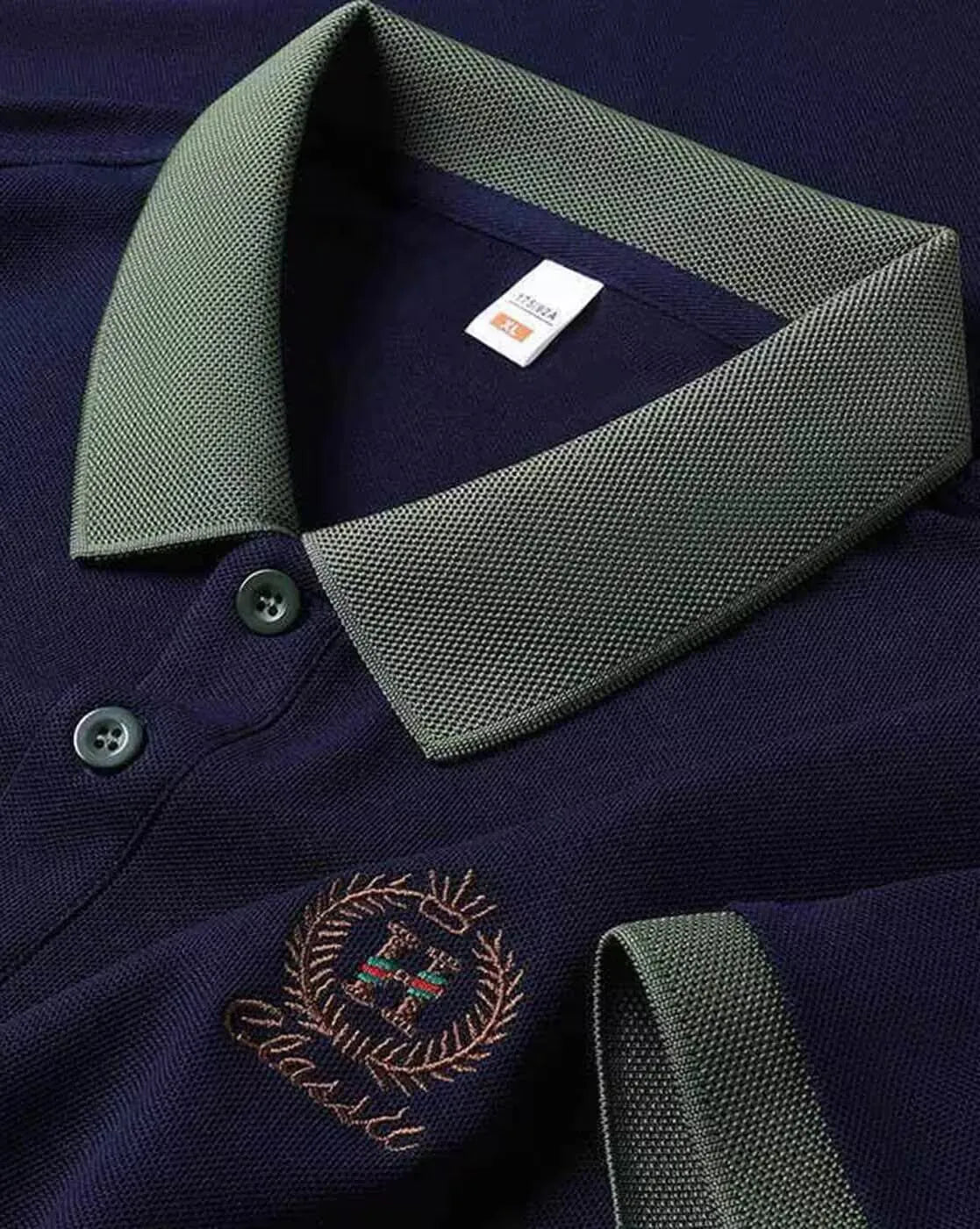 mens navy blue polo