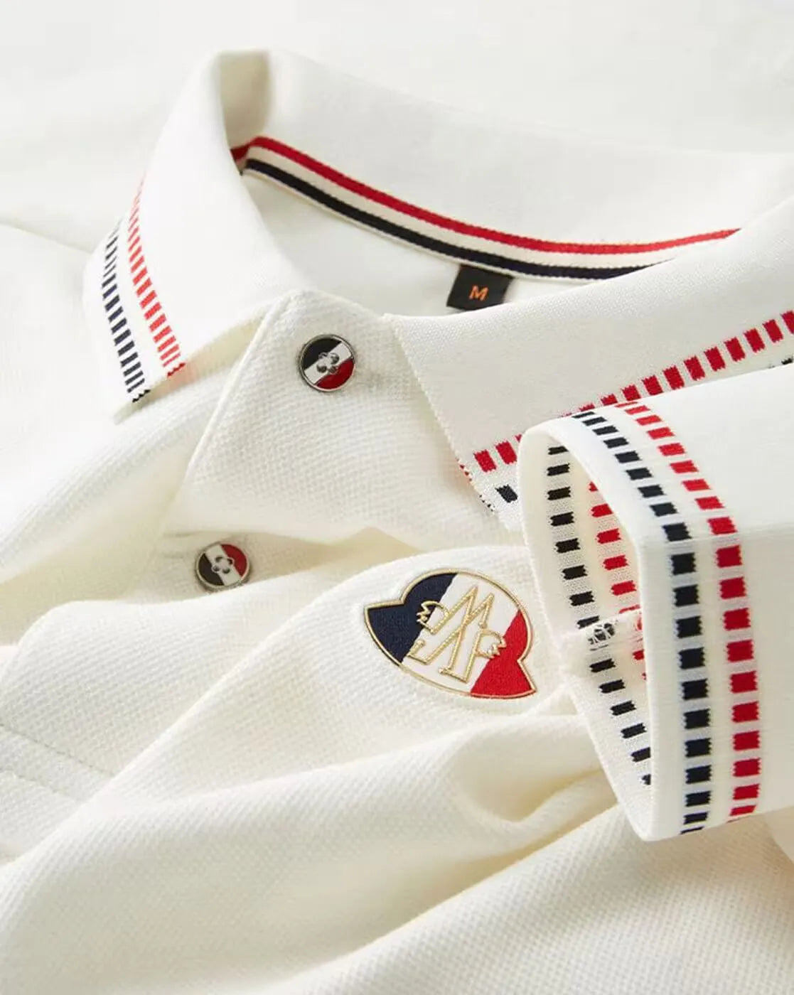 mens white fullsleeve polo