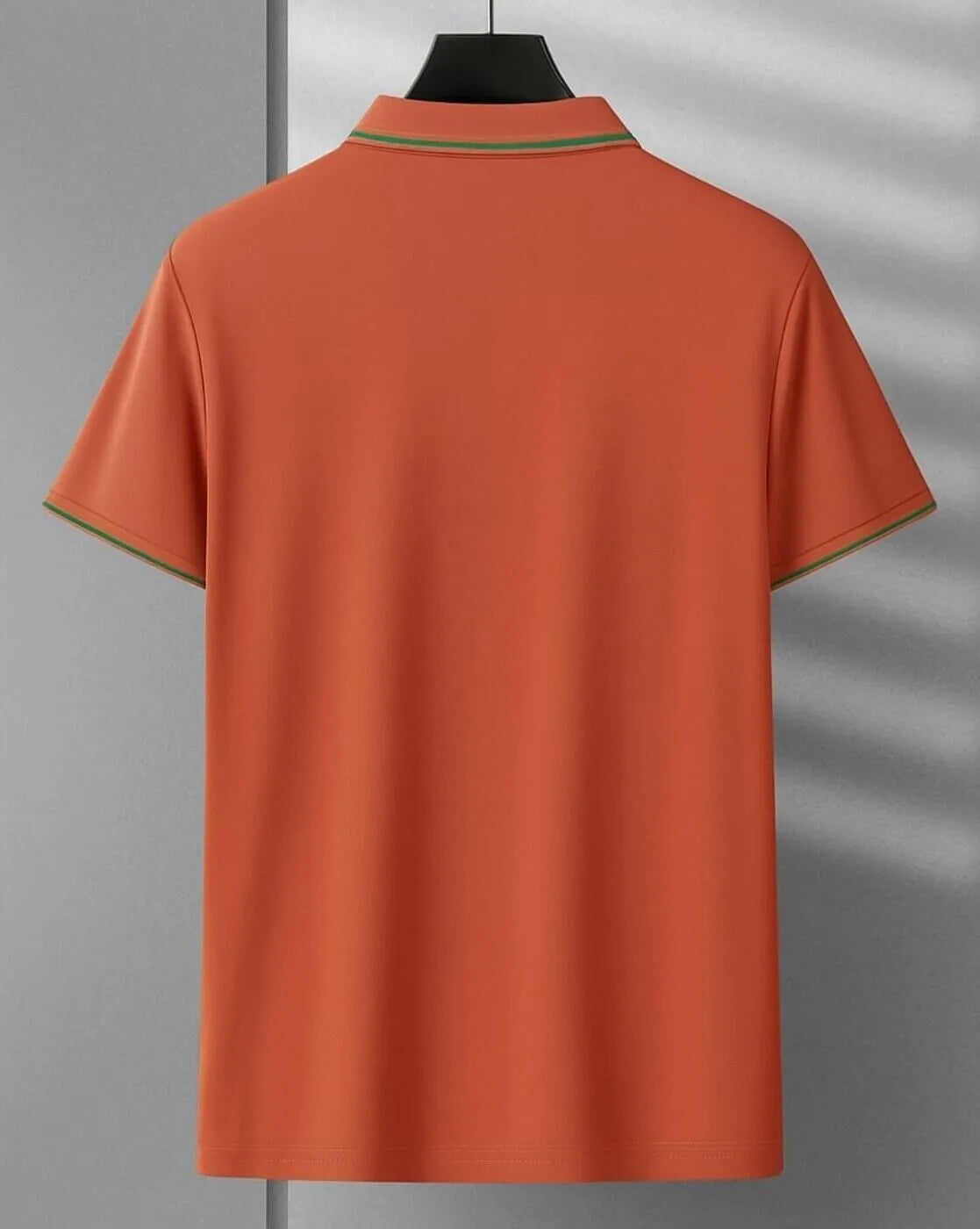 orange green pipe polo