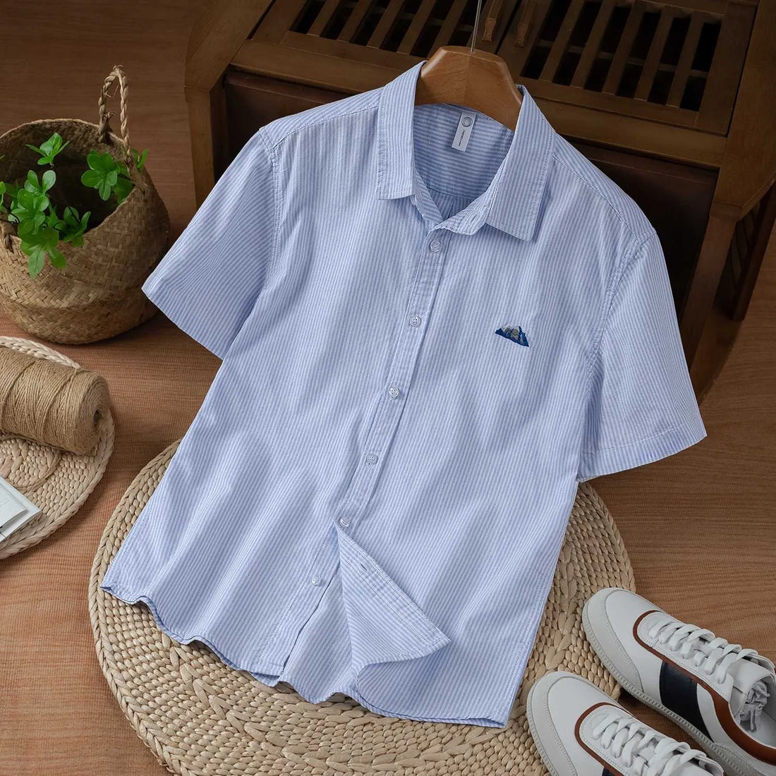 skyblue striped shirt online