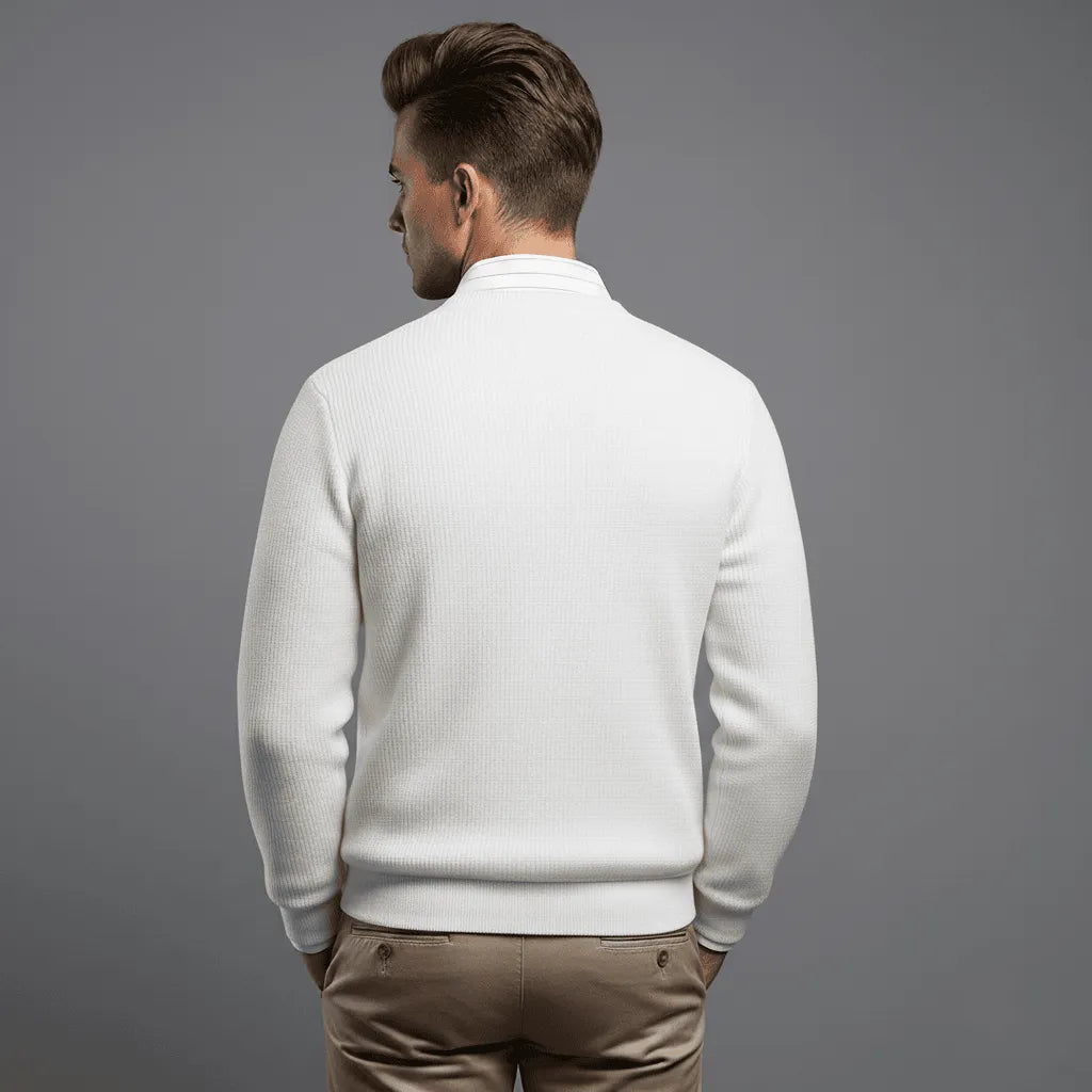 white v-neck t-shirt
